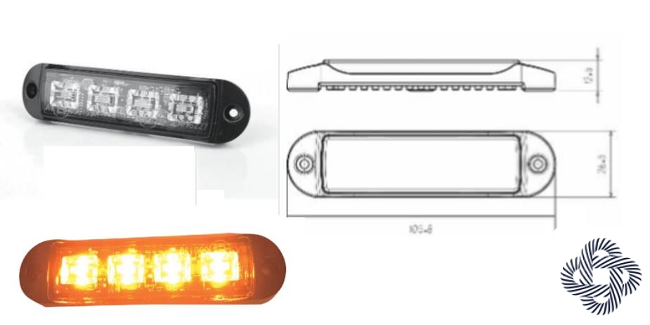 LED TREPTAC COBRA 4 ZUTI