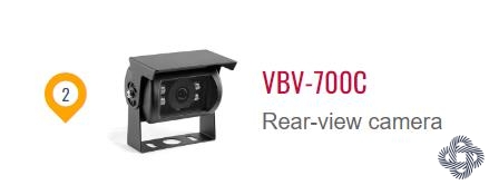 KAMERA ZA HOD UNAZAD VBV-700C